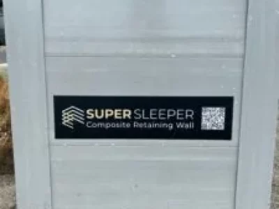 Doonan Sand & Gravel Product Super Sleeper – Composite Retaining Wall Product
